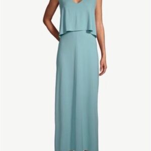 Plus Size 20/22 Chico's Aqua Layered Maxi Dress
